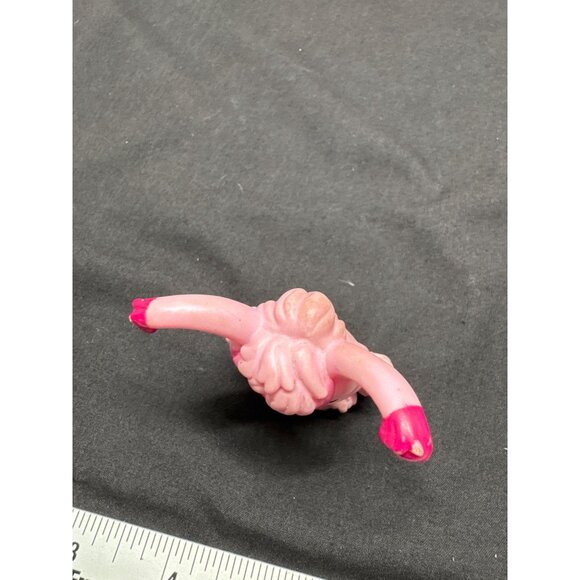 Rare Littlest Pet Shop Bunny Figure #1353 LPS 2007 Hasbro Angora Pink Collectibl - Picture 5 of 6